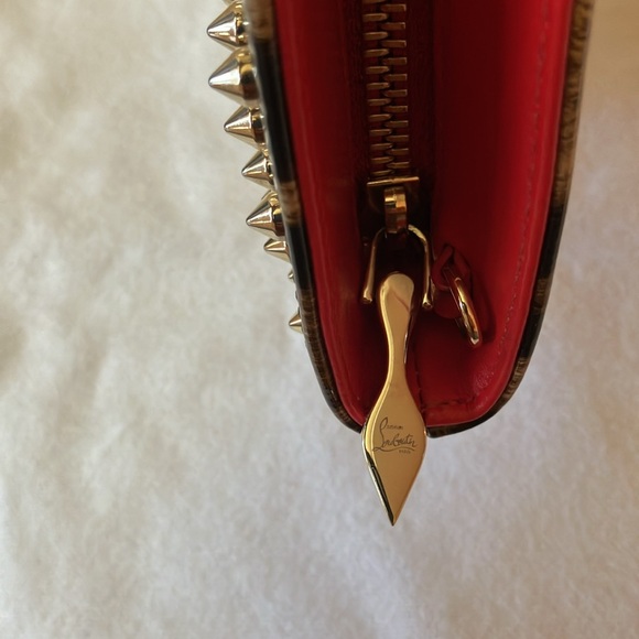 Christian Louboutin Loubiposh Animal print Crossbody Clutch - Picture 11 of 17